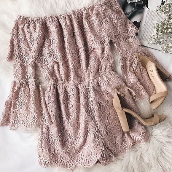 Lulus BB Dakota Kennedy OTS Romper - Picture 2 of 4